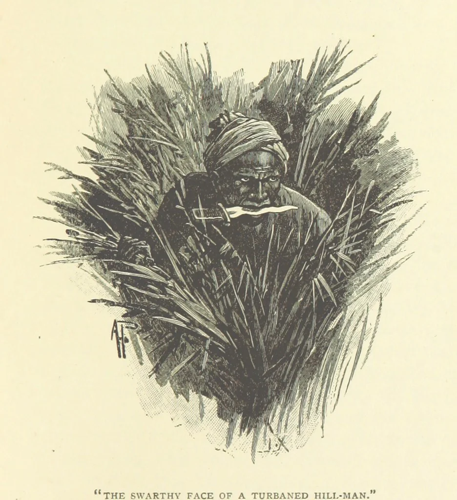 An illustration from Shafts from an Eastern Quiver, etc, 1894, leaf 209