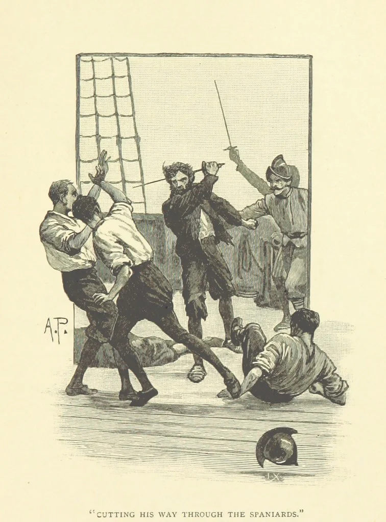 An illustration from Shafts from an Eastern Quiver, etc, 1894, leaf 245