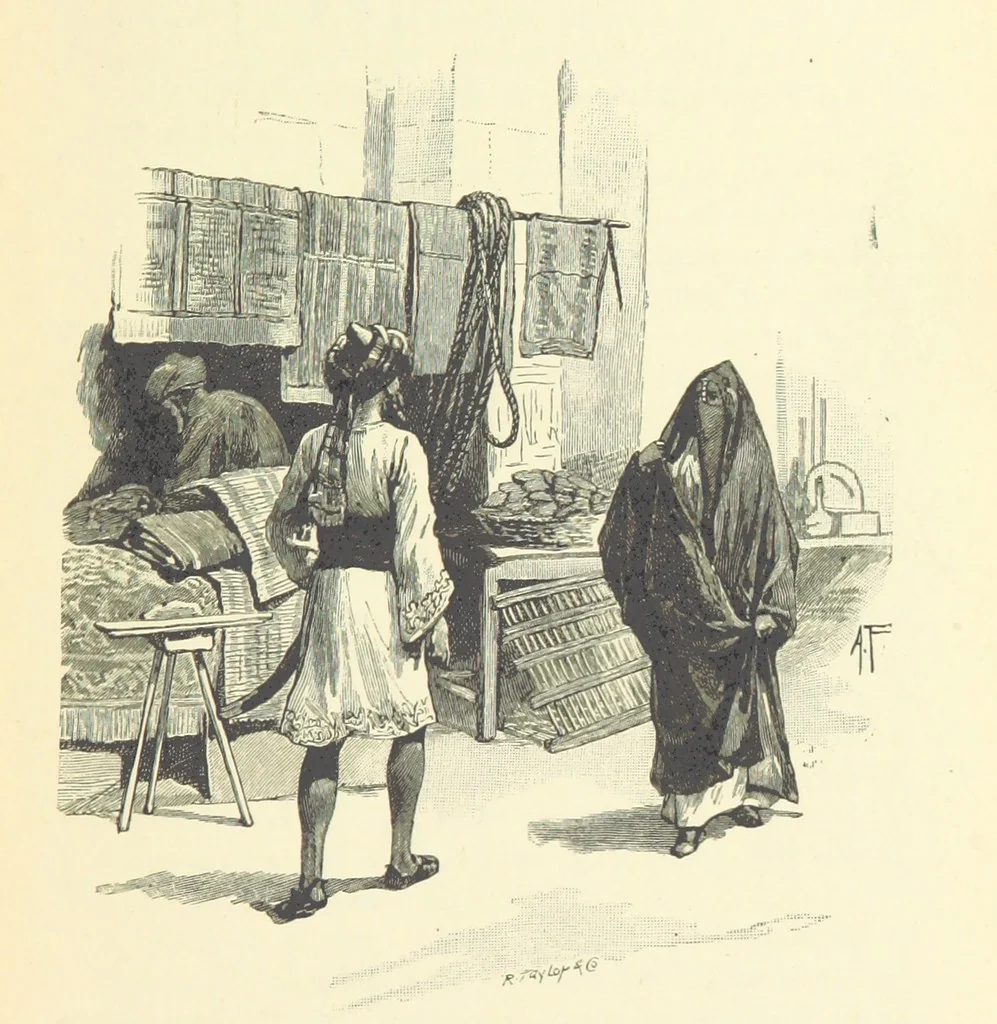 An illustration from Shafts from an Eastern Quiver, etc, 1894, leaf 77