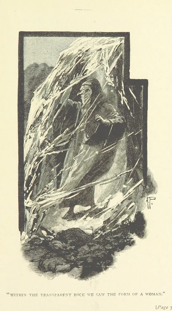 An illustration from Shafts from an Eastern Quiver, etc, 1894, leaf 87