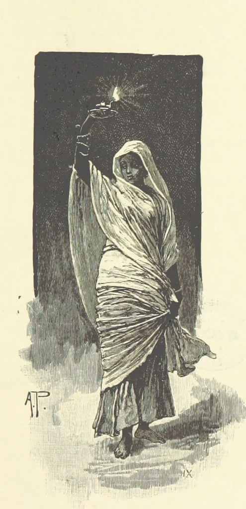 An illustration from Shafts from an Eastern Quiver, etc, 1894, leaf 99