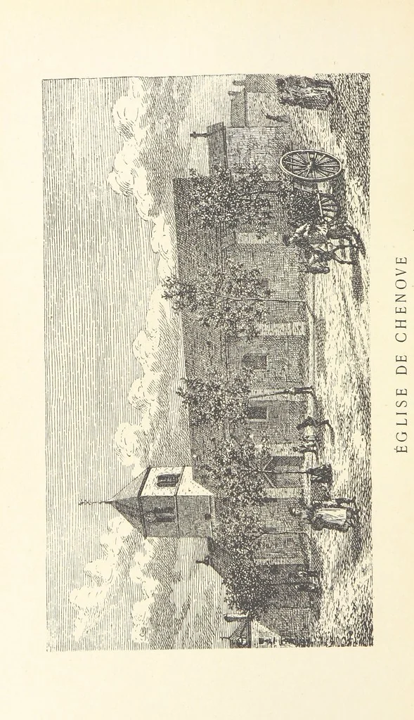 An illustration from Histoire de Chenôve près Dijon. [With a map and illustrations, 1893, leaf 114
