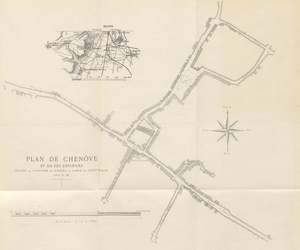 An illustration from Histoire de Chenôve près Dijon. [With a map and illustrations, 1893, leaf 39