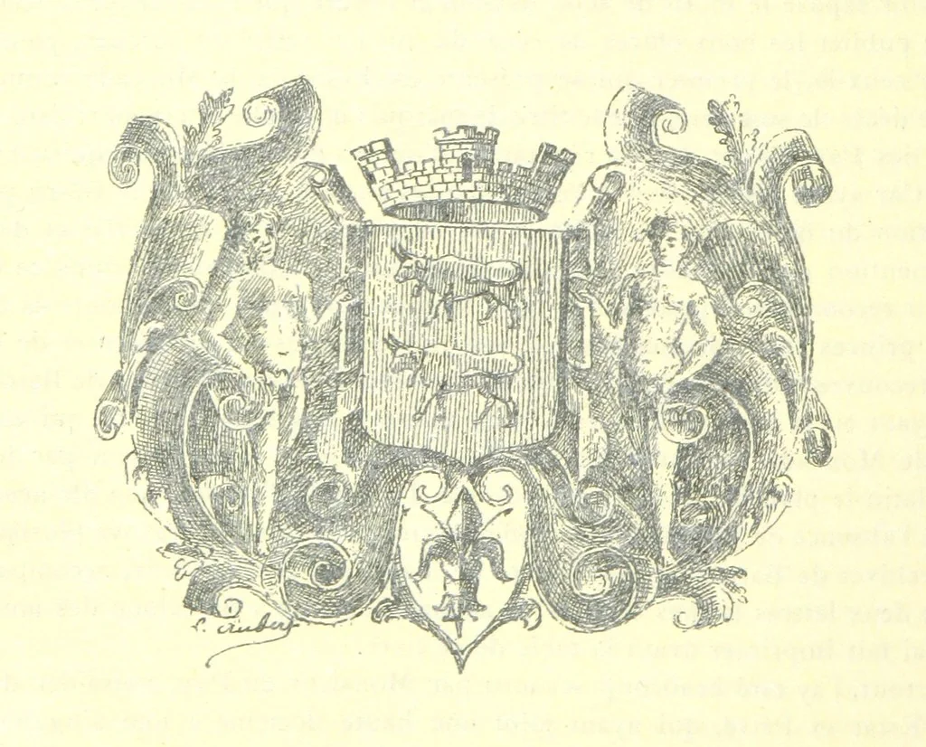 An illustration from Histoire de Béarn ... Nouvelle édition orne ... de plusieurs gravures, avec la vie de Marca, une généalogie, la bibliographie de ses œuvres ... Par M. l'abbé V. Dubarat, 1894, leaf 336