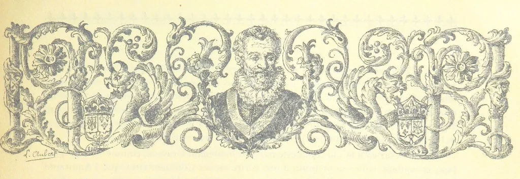 An illustration from Histoire de Béarn ... Nouvelle édition orne ... de plusieurs gravures, avec la vie de Marca, une généalogie, la bibliographie de ses œuvres ... Par M. l'abbé V. Dubarat, 1894, leaf 345