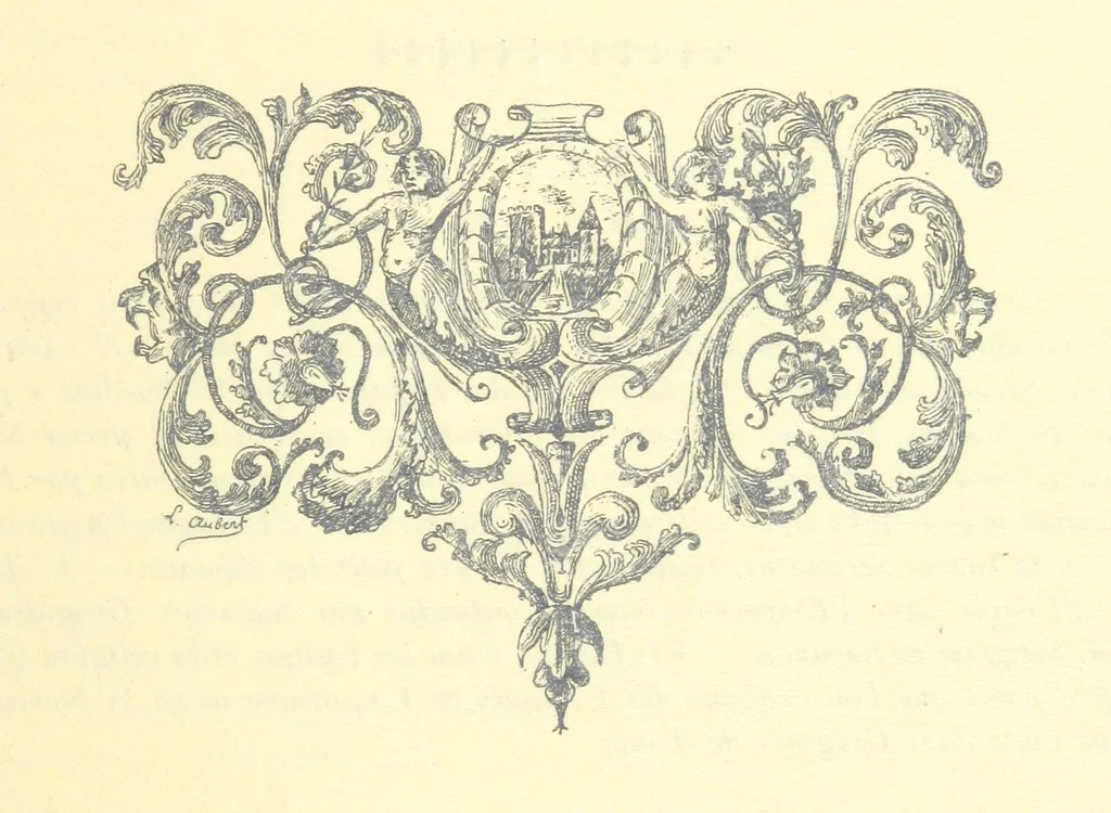 An illustration from Histoire de Béarn ... Nouvelle édition orne ... de plusieurs gravures, avec la vie de Marca, une généalogie, la bibliographie de ses œuvres ... Par M. l'abbé V. Dubarat, 1894, leaf 425