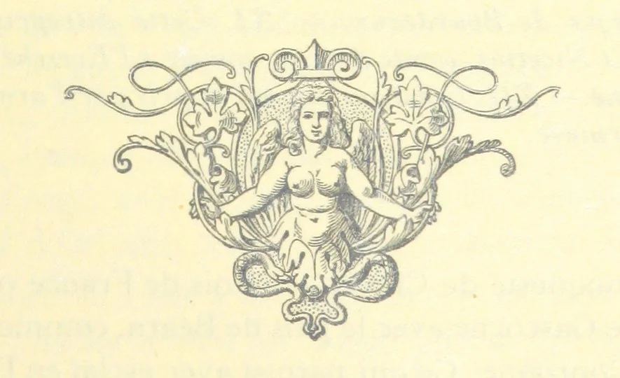An illustration from Histoire de Béarn ... Nouvelle édition orne ... de plusieurs gravures, avec la vie de Marca, une généalogie, la bibliographie de ses œuvres ... Par M. l'abbé V. Dubarat, 1894, leaf 441