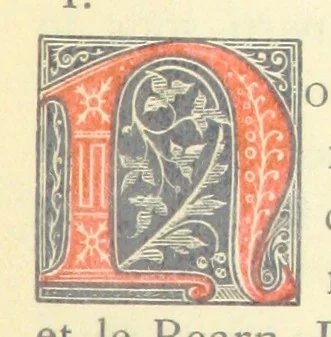 An illustration from Histoire de Béarn ... Nouvelle édition orne ... de plusieurs gravures, avec la vie de Marca, une généalogie, la bibliographie de ses œuvres ... Par M. l'abbé V. Dubarat, 1894, leaf 483
