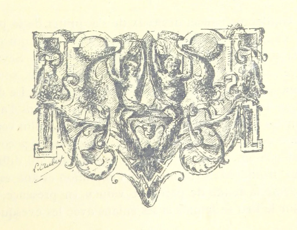 An illustration from Histoire de Béarn ... Nouvelle édition orne ... de plusieurs gravures, avec la vie de Marca, une généalogie, la bibliographie de ses œuvres ... Par M. l'abbé V. Dubarat, 1894, leaf 627