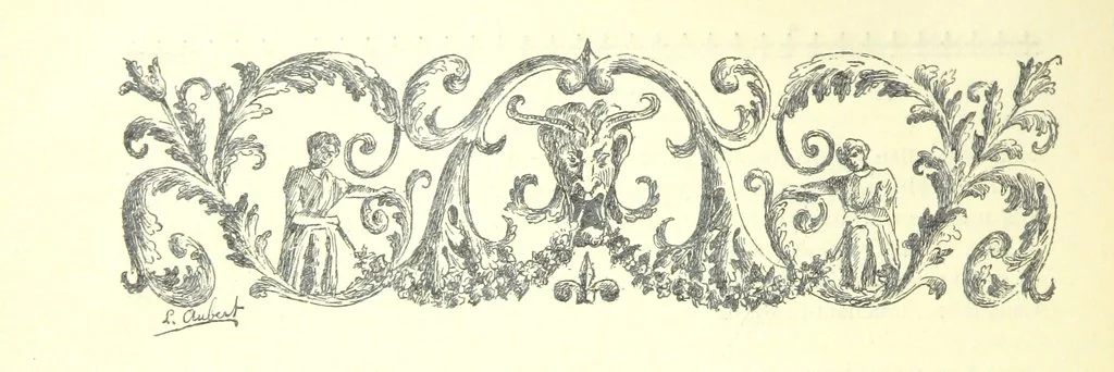 An illustration from Histoire de Béarn ... Nouvelle édition orne ... de plusieurs gravures, avec la vie de Marca, une généalogie, la bibliographie de ses œuvres ... Par M. l'abbé V. Dubarat, 1894, leaf 656
