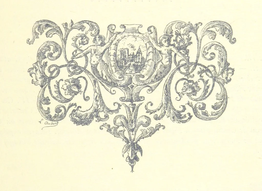 An illustration from Histoire de Béarn ... Nouvelle édition orne ... de plusieurs gravures, avec la vie de Marca, une généalogie, la bibliographie de ses œuvres ... Par M. l'abbé V. Dubarat, 1894, leaf 687