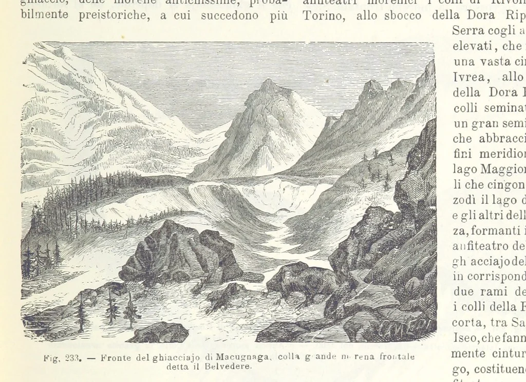 An illustration from La Terra, trattato popolare di geografia universale per G. Marinelli ed altri scienziati italiani, etc. [With illustrations and maps, 1898, leaf 379