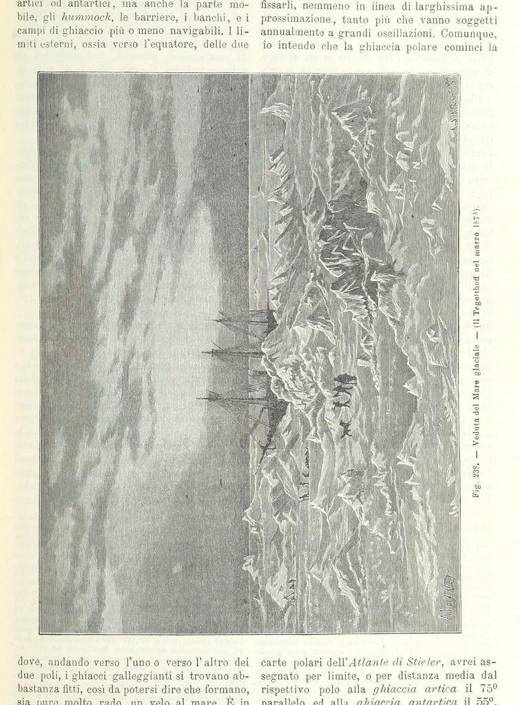An illustration from La Terra, trattato popolare di geografia universale per G. Marinelli ed altri scienziati italiani, etc. [With illustrations and maps, 1898, leaf 385