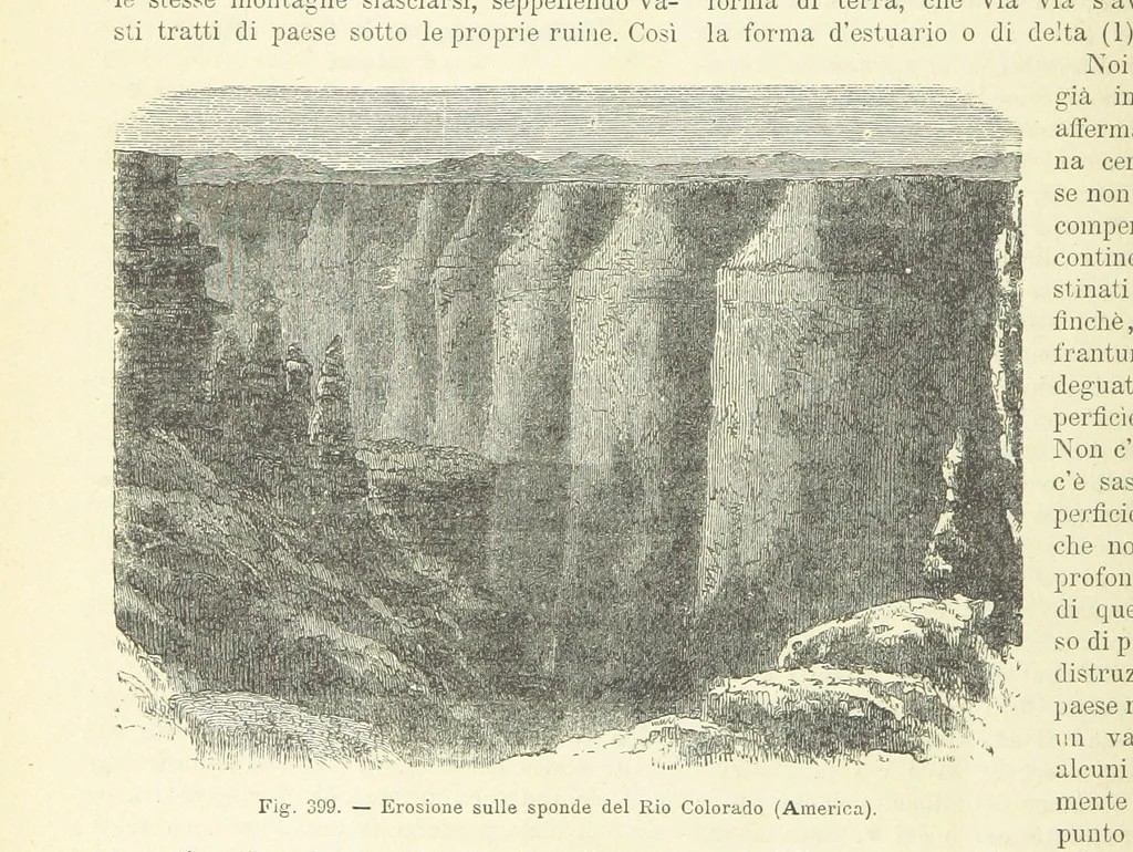 An illustration from La Terra, trattato popolare di geografia universale per G. Marinelli ed altri scienziati italiani, etc. [With illustrations and maps, 1898, leaf 612
