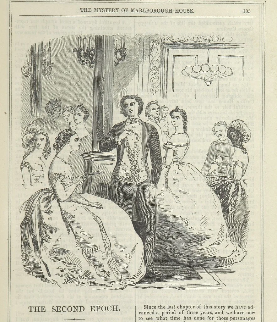 An illustration from The Mystery of Marlborough House. A tale of trial and temptation, 1866, leaf 113