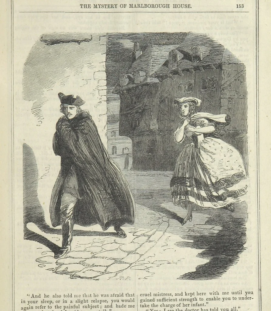 An illustration from The Mystery of Marlborough House. A tale of trial and temptation, 1866, leaf 161