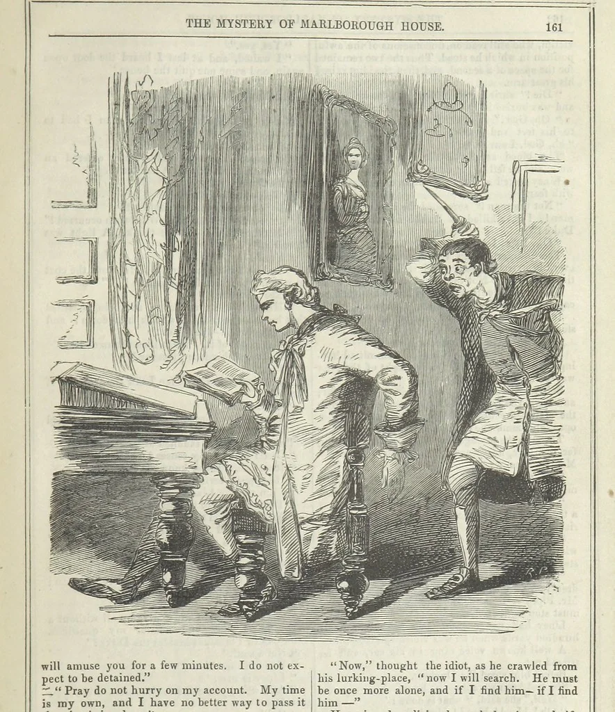An illustration from The Mystery of Marlborough House. A tale of trial and temptation, 1866, leaf 169