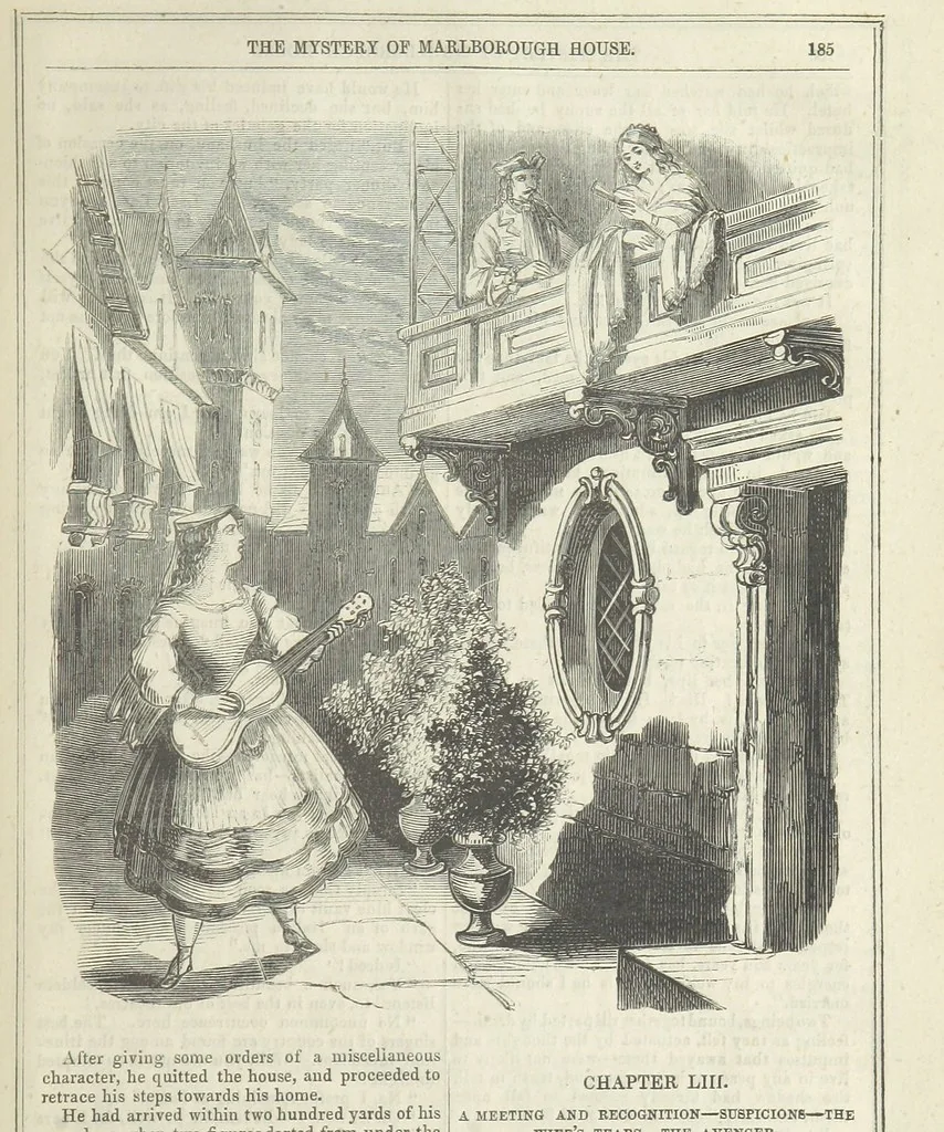 An illustration from The Mystery of Marlborough House. A tale of trial and temptation, 1866, leaf 193