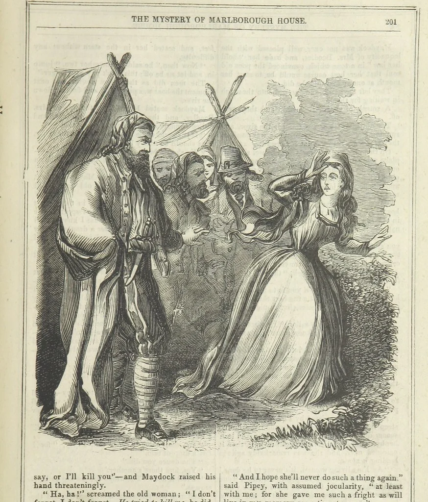 An illustration from The Mystery of Marlborough House. A tale of trial and temptation, 1866, leaf 209