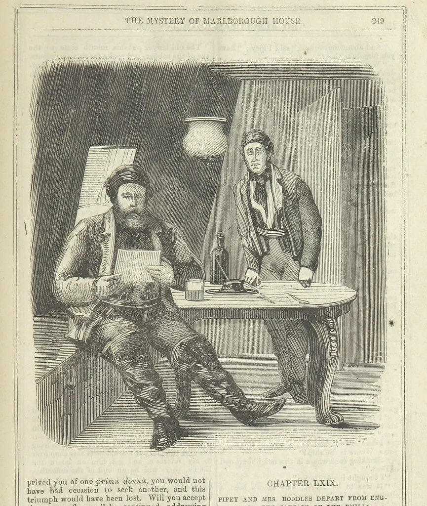 An illustration from The Mystery of Marlborough House. A tale of trial and temptation, 1866, leaf 257
