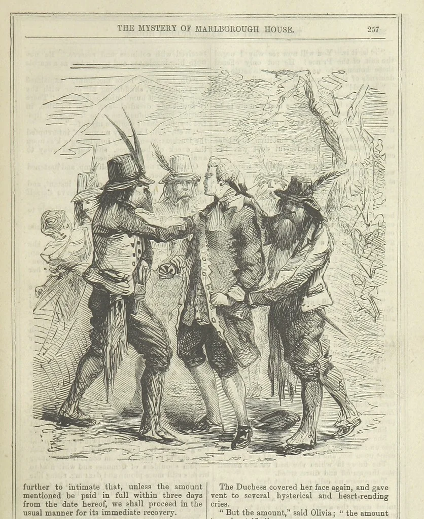 An illustration from The Mystery of Marlborough House. A tale of trial and temptation, 1866, leaf 265