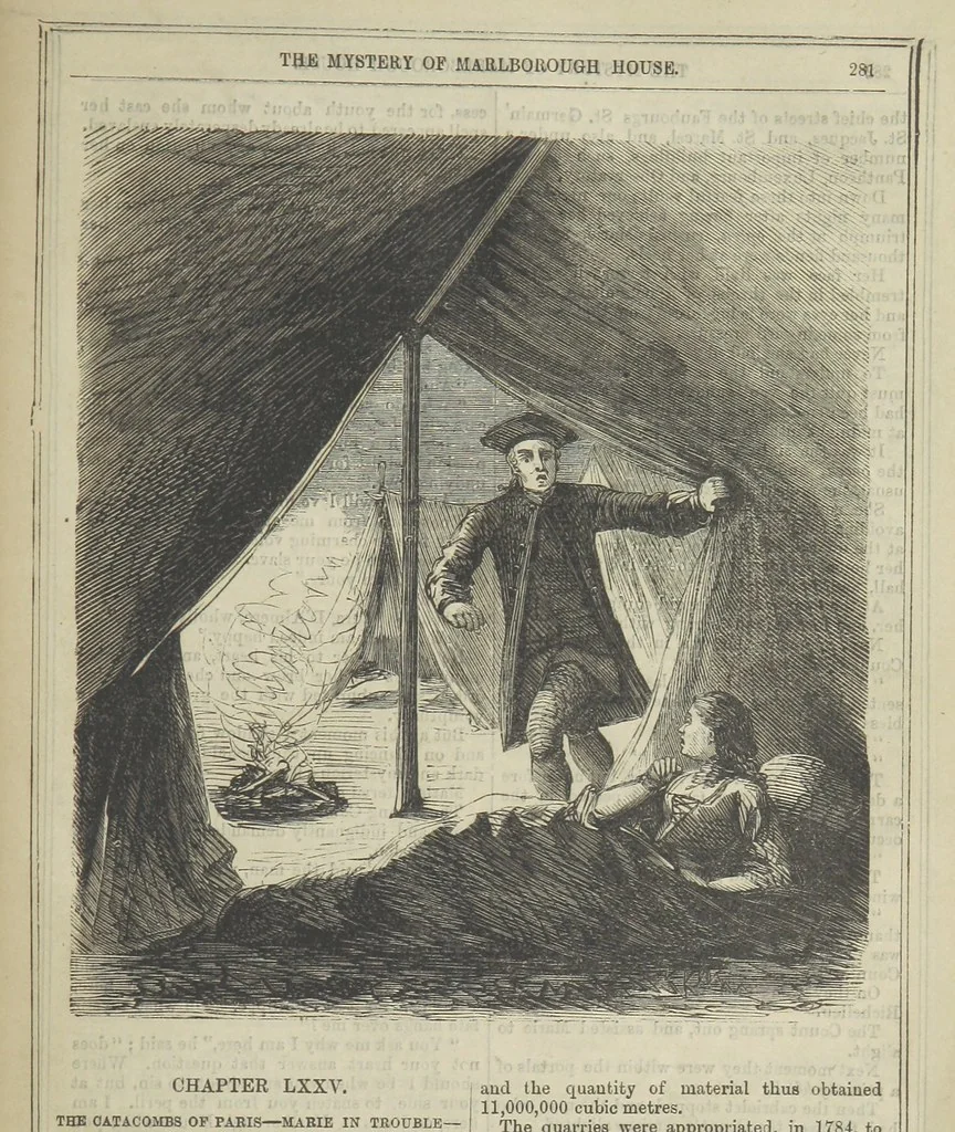 An illustration from The Mystery of Marlborough House. A tale of trial and temptation, 1866, leaf 289