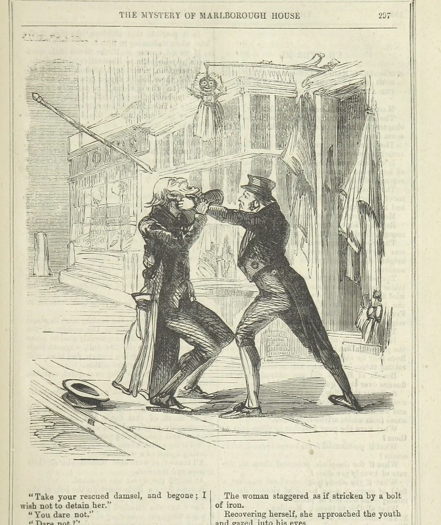 An illustration from The Mystery of Marlborough House. A tale of trial and temptation, 1866, leaf 305
