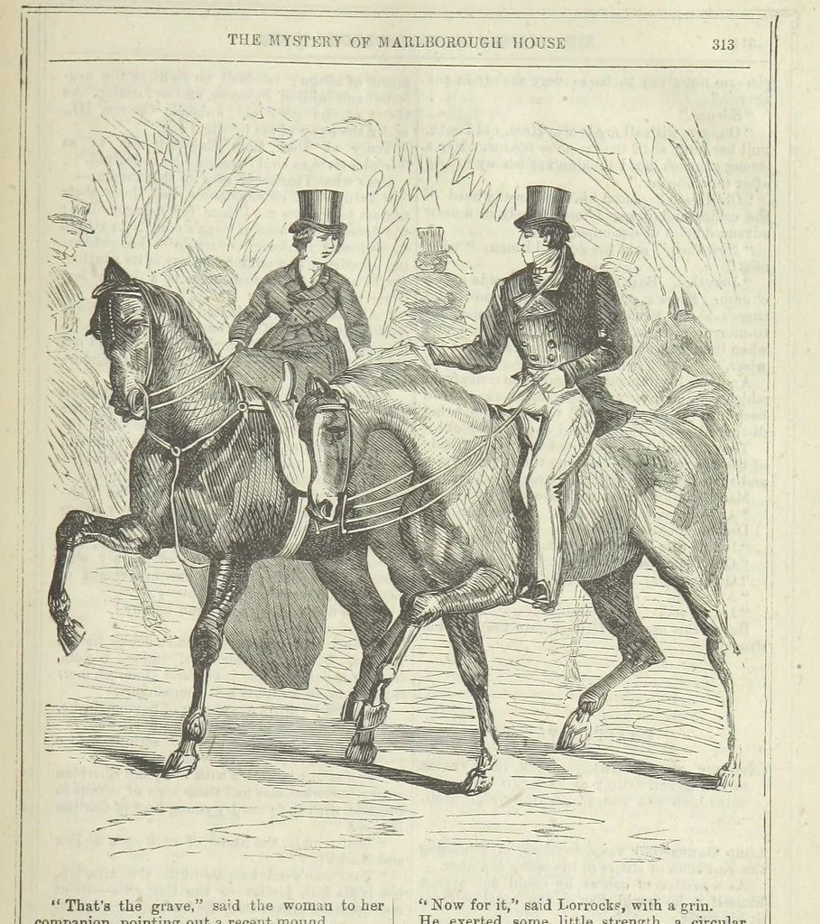 An illustration from The Mystery of Marlborough House. A tale of trial and temptation, 1866, leaf 321