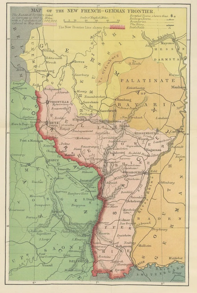 An illustration from The Reverse of the Shield; or, the Adventures of Grenville Le Marchant during the Franco-Prussian War ... With illustrations, etc, 1879, leaf 22