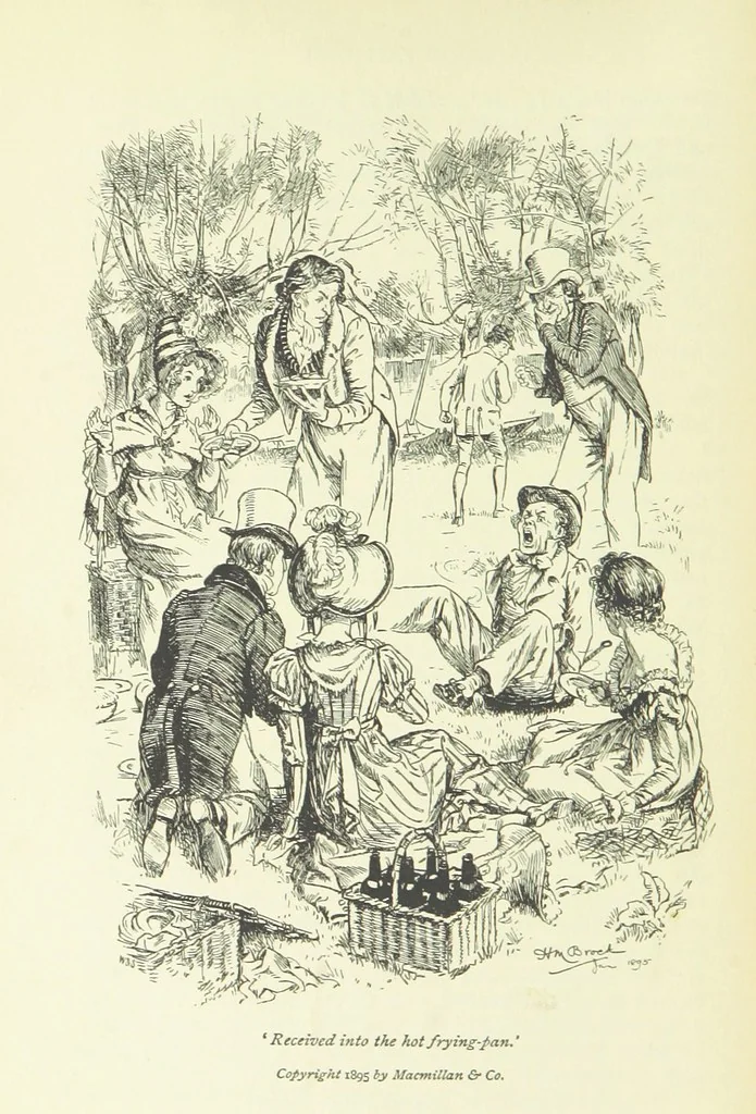 An illustration from Jacob Faithful ... Illustrated by H. M. Brock. With an introduction by David Hannay, 1895, leaf 296
