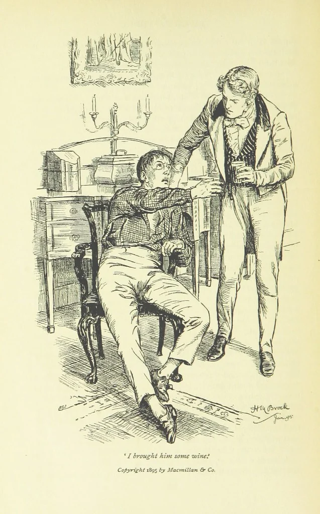 An illustration from Jacob Faithful ... Illustrated by H. M. Brock. With an introduction by David Hannay, 1895, leaf 430