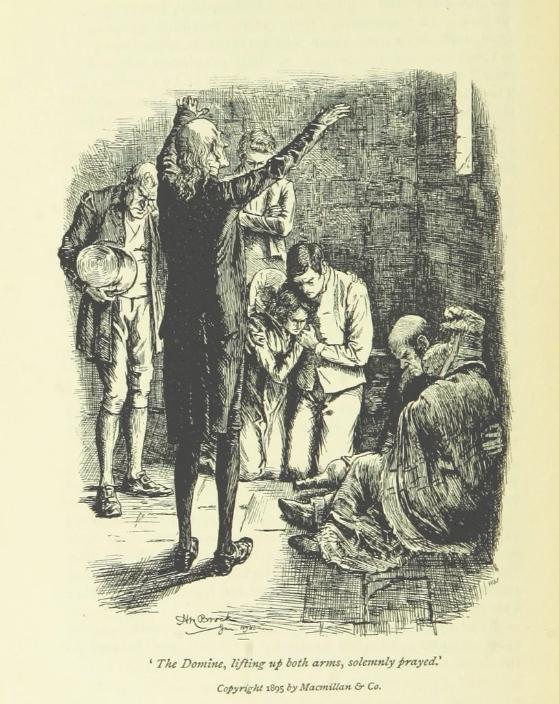 An illustration from Jacob Faithful ... Illustrated by H. M. Brock. With an introduction by David Hannay, 1895, leaf 440