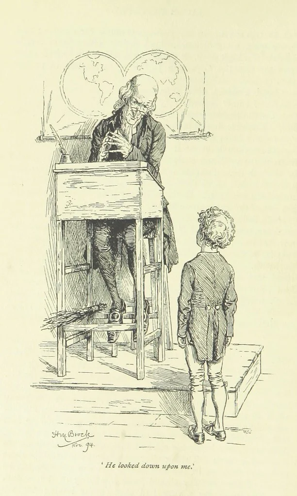 An illustration from Jacob Faithful ... Illustrated by H. M. Brock. With an introduction by David Hannay, 1895, leaf 58
