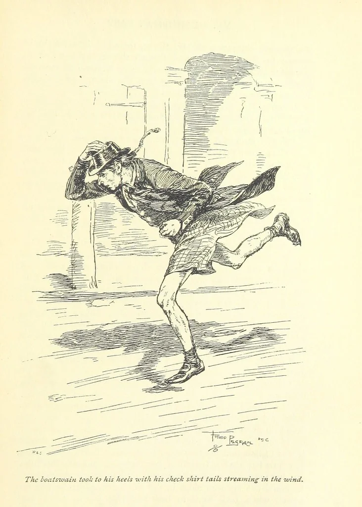 An illustration from Mr. Midshipman Easy ... With an introduction by David Hannay, 1896, leaf 109