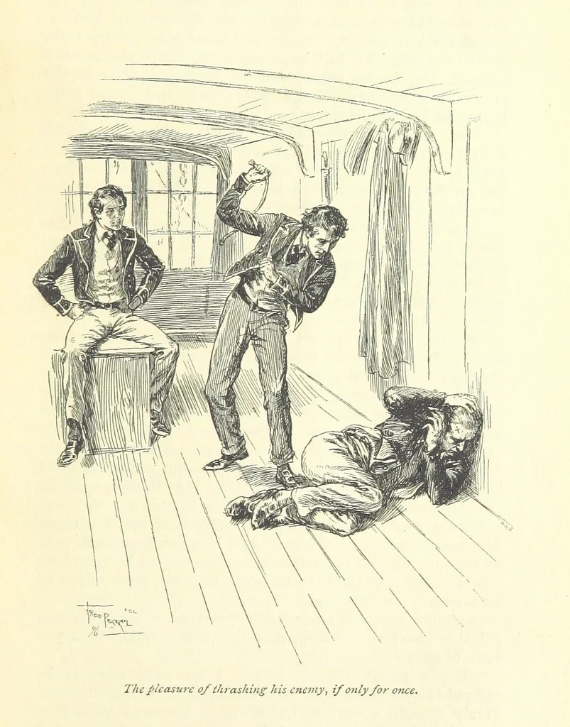 An illustration from Mr. Midshipman Easy ... With an introduction by David Hannay, 1896, leaf 115