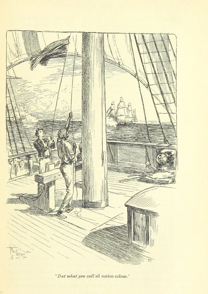 An illustration from Mr. Midshipman Easy ... With an introduction by David Hannay, 1896, leaf 167