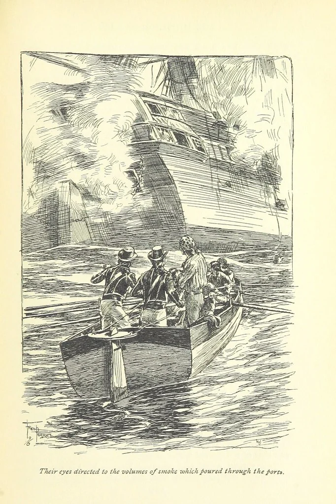 An illustration from Mr. Midshipman Easy ... With an introduction by David Hannay, 1896, leaf 243