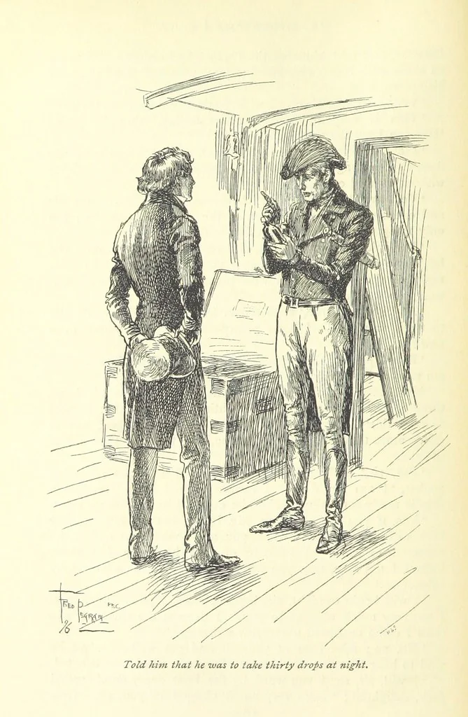 An illustration from Mr. Midshipman Easy ... With an introduction by David Hannay, 1896, leaf 296