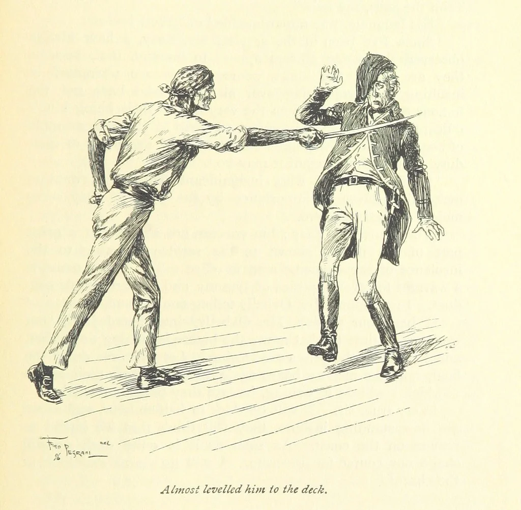 An illustration from Mr. Midshipman Easy ... With an introduction by David Hannay, 1896, leaf 411