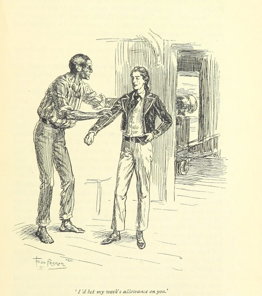 An illustration from Mr. Midshipman Easy ... With an introduction by David Hannay, 1896, leaf 99