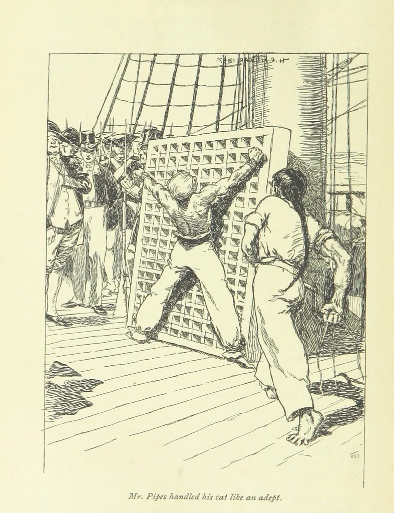 An illustration from Frank Mildmay ... Illustrated by H. R. Millar. With an introduction by David Hannay, 1897, leaf 246