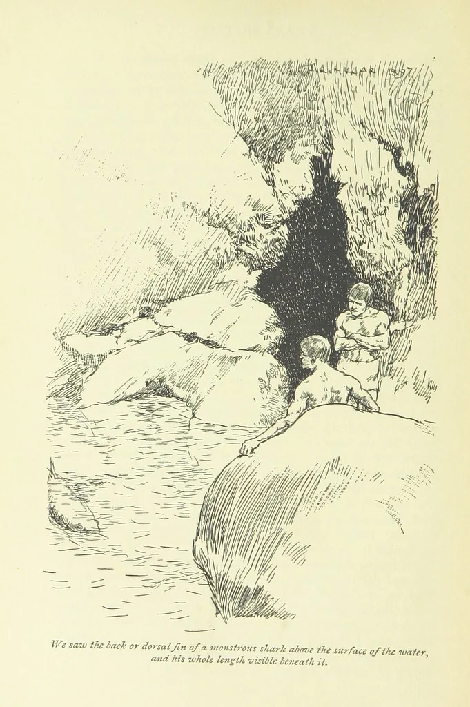 An illustration from Frank Mildmay ... Illustrated by H. R. Millar. With an introduction by David Hannay, 1897, leaf 280