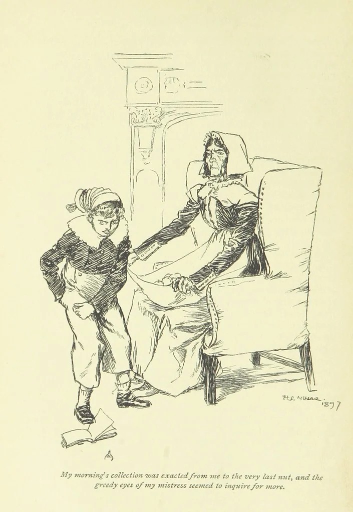 An illustration from Frank Mildmay ... Illustrated by H. R. Millar. With an introduction by David Hannay, 1897, leaf 30