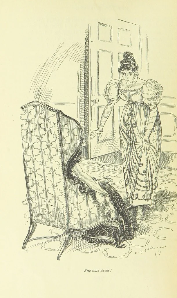 An illustration from Newton Forster ... With illustrations by E. J. Sullivan, and an introduction by David Hannay, 1897, leaf 406