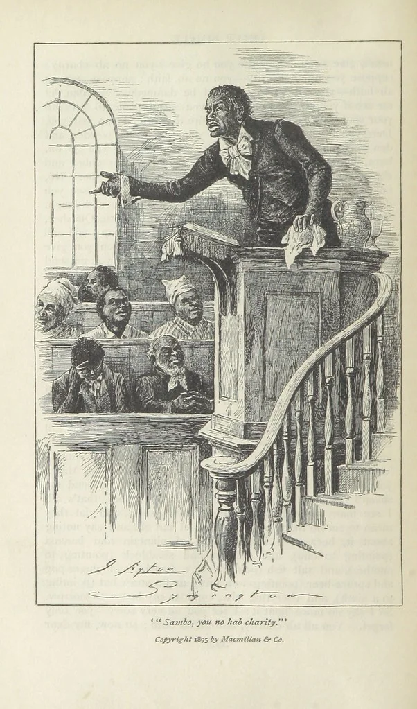 An illustration from Peter Simple ... Illustrated by J. A. Symington, with an introduction by D. Hannay, 1895, leaf 432