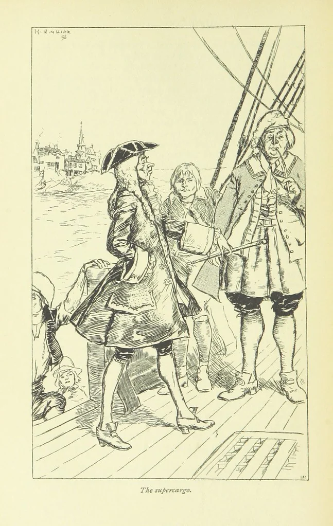 An illustration from The Phantom Ship ... Illustrated by H. R. Millar. With an introduction by D. Hannay, 1896, leaf 102