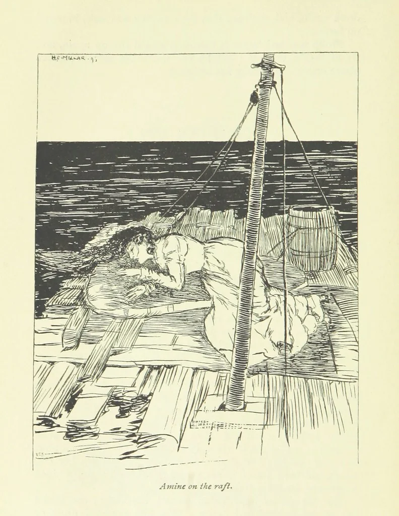An illustration from The Phantom Ship ... Illustrated by H. R. Millar. With an introduction by D. Hannay, 1896, leaf 278