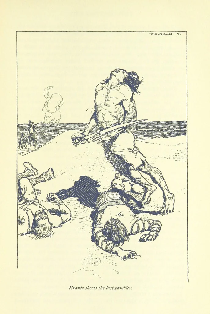 An illustration from The Phantom Ship ... Illustrated by H. R. Millar. With an introduction by D. Hannay, 1896, leaf 289