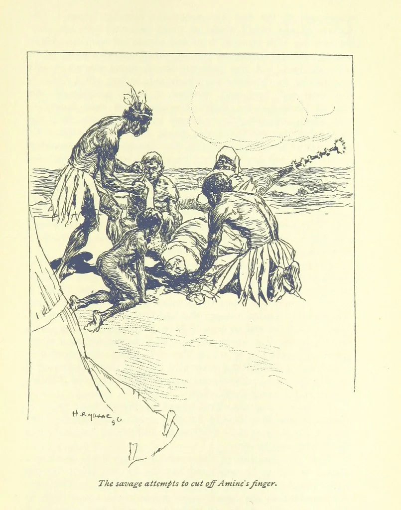 An illustration from The Phantom Ship ... Illustrated by H. R. Millar. With an introduction by D. Hannay, 1896, leaf 297