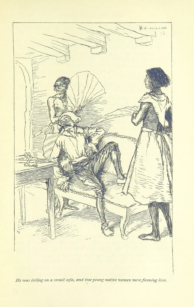 An illustration from The Phantom Ship ... Illustrated by H. R. Millar. With an introduction by D. Hannay, 1896, leaf 317